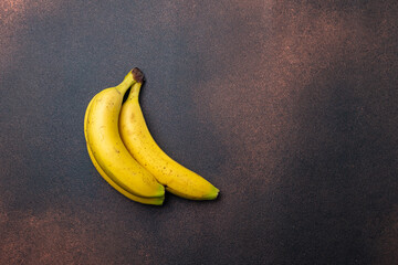 A banana on a dark background