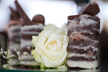 Indulgent and Beautiful Wedding Cake from a real wedding