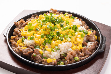 ビーフガーリックライス