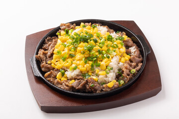 ビーフガーリックライス