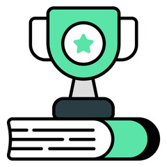      An icon design of education award  