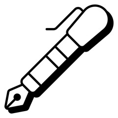 A perfect design icon of ballpoint 