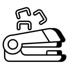 Modern design icon of stapler 