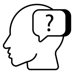 Premium download unknown chat icon