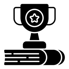      An icon design of education award  