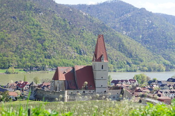 Fototapeta premium church on the river