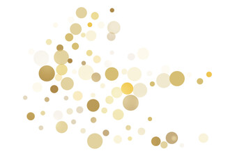 Gold glitter confetti, great design for any purpose. Party decor.