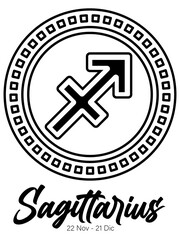 sagittarius symbol, sagittarius astrological rune, sagittarius horoscope