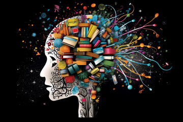 Neuroscience Education,
Generative AI illustration.
