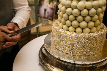 Indulgent and Beautiful Wedding Cake from a real wedding