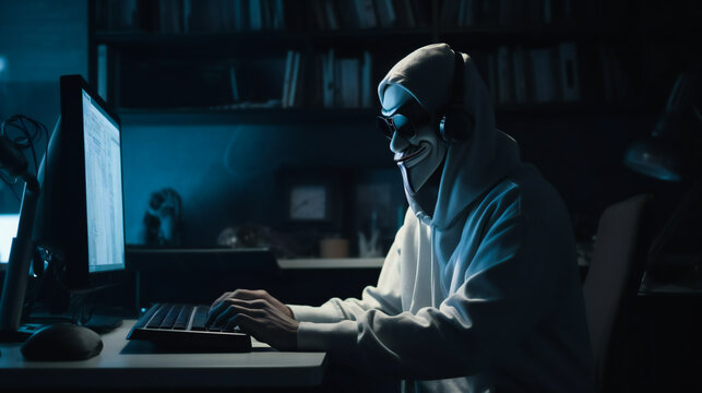 Digital Outlaw .   Tech Terrorist .   Hacking Hero . AI Generated