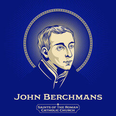 Catholic Saints. John Berchmans (1599-1621) was a Jesuit scholastic and is revered as a saint in the Catholic Church. - obrazy, fototapety, plakaty