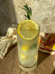 Rosemary Tom Collins Cocktail