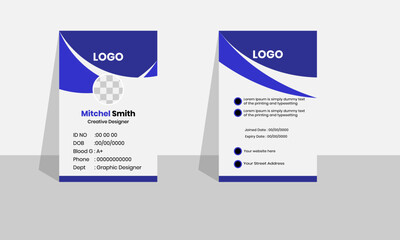  Double-sided professional Id Card Template