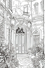 Fototapeta premium Coloring Page
