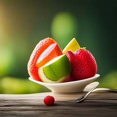 strawberries in a bowl