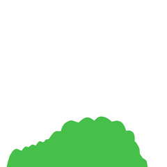 Illustration Of Thick Green Bush 