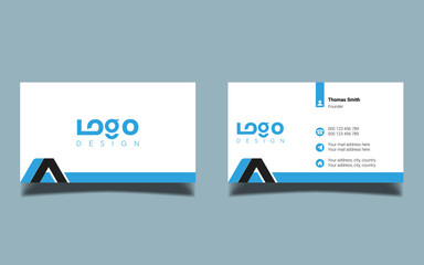 Simple and modern business card design