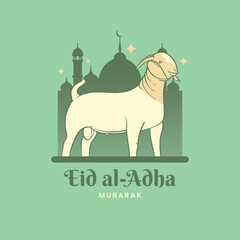 Eid al-Adha vector Illustration template