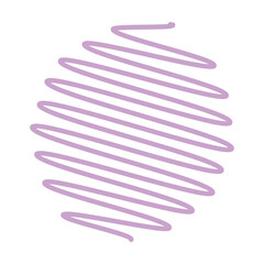 Hand drawn scribble doodle sketch element pencil art design outline stroke illustration