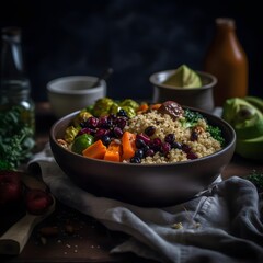 Healthy and Delicious Quinoa Bowl with Roasted Vegetables