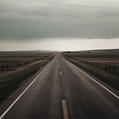 Fototapeta premium driving on the highway. generative ai