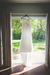 Creative and Stunning Wedding Dress Photography of a real wedding dress at a real wedding