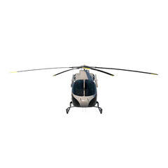 Helicopter 3- Front view png 3D Rendering Ilustracion 3D	
