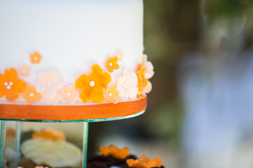 Indulgent and Beautiful Wedding Cake from a real wedding