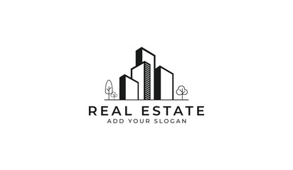 Obraz premium building logo design inspiration