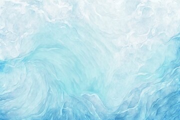 Obraz premium Watercolor Background in shades of blue on white background.