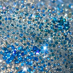 A sparkly and glittery texture with diamond-like crystals and gemstones3, Generative AI