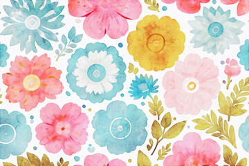 Watercolor Various Flower Wedding Illustrations Beautiful