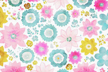 Watercolor Various Flower Wedding Illustrations Beautiful