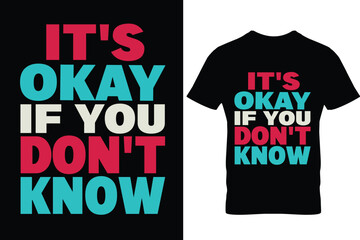 motivational typography quote design for t shirt design