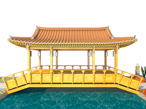 korean traditional bridge - Powered by Adobe
