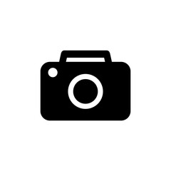 Camera Icon in trendy flat style isolated. Camera symbol web site design