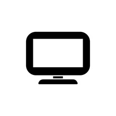 Computer icon vector. computer monitor icon.