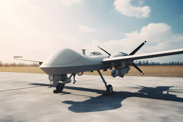Fototapeta na wymiar military drone
