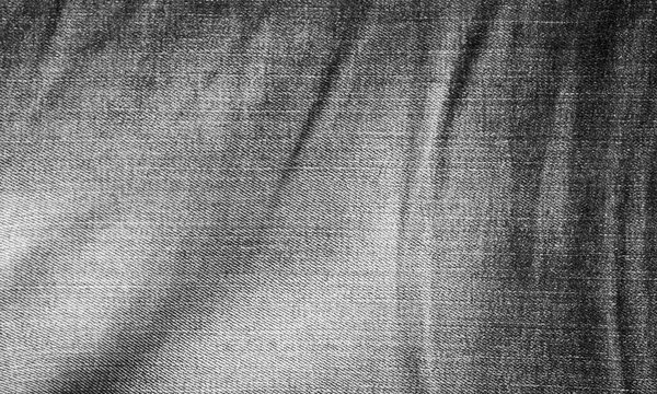 Photo of black jeans fabric, high resolution gray fabric background, texture