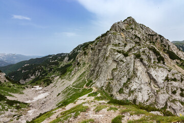 Views of Vogel mountain and surrounding area in Slovenia