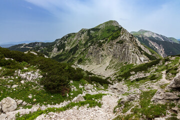 Fototapeta na wymiar Views of Vogel mountain and surrounding area in Slovenia