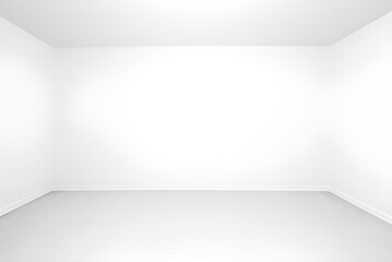 Generative ai: a blank empty room or gallery mockup.