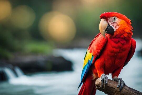 red and yellow macaw