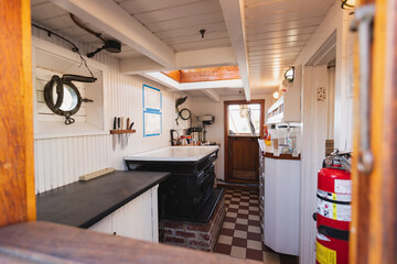 boat, mast, wood, flat, travel, 
