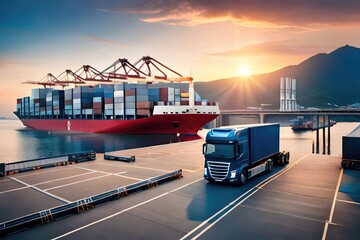 Global Business Logistics: Moving Cargo Across Land, Sea, and Air. Generated by AI