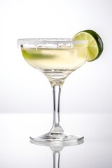 Fototapeta na wymiar Margarita cocktail isolated on a white background, generative AI
