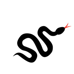 venomous snake silhouette
