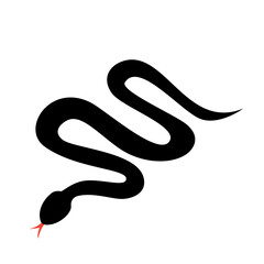 venomous snake silhouette