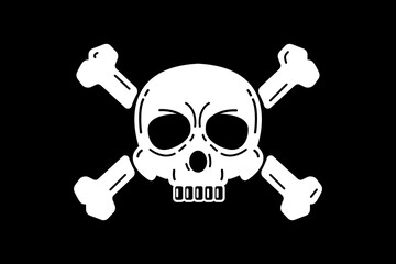 skull head vector design